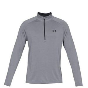 Under Armour Men's 1/2 Zip-Up Top Steel Black XXL